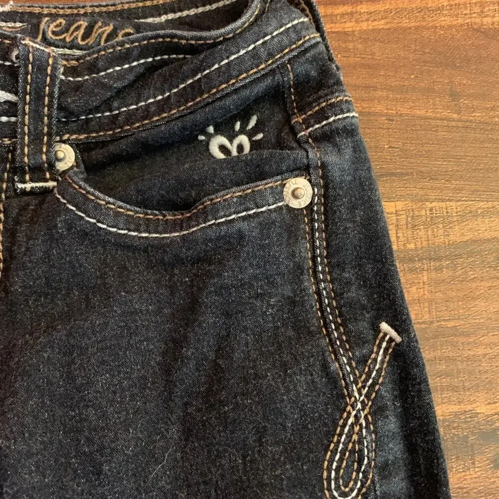 JUSTICE Girl’s Simply Low Dark Wash Skinny Jeans / Size: 6 Slim